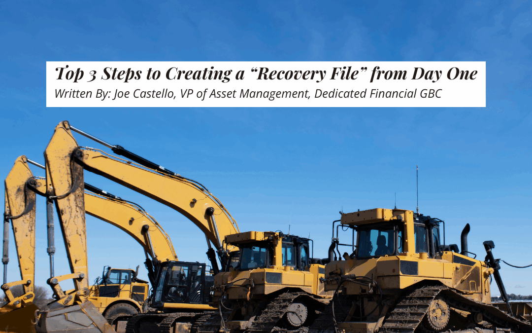 Top 3 Steps to Creating a “Recovery File” from Day One